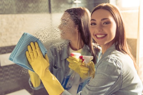 Bathroom cleaning in a Wandsworth flat with practical access considerations