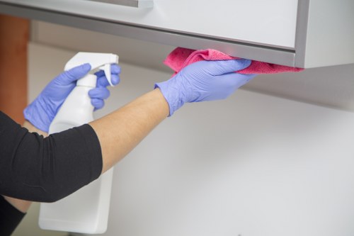 Post-construction cleaning of kitchen surfaces and fittings in Wandsworth